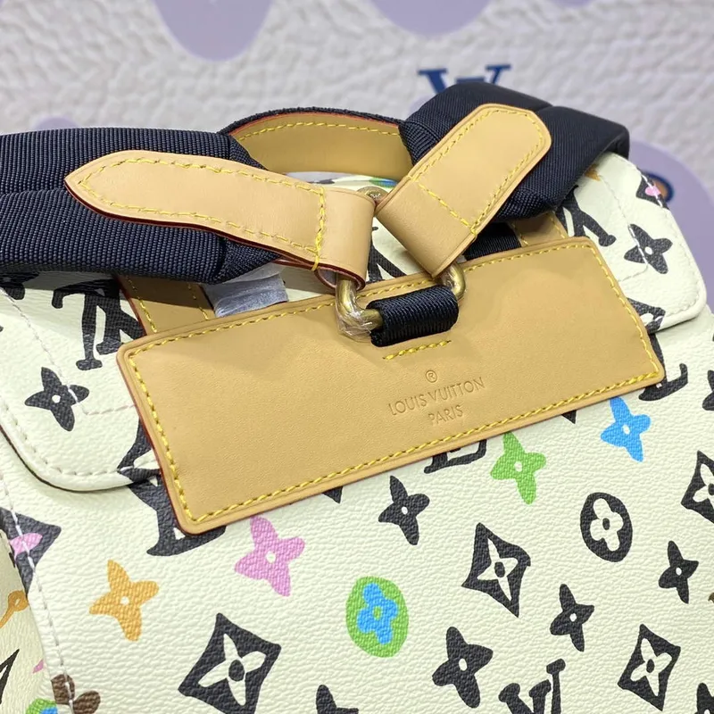 LV M25240 Louis Vuitton Christopher MM Batoh Vanilka