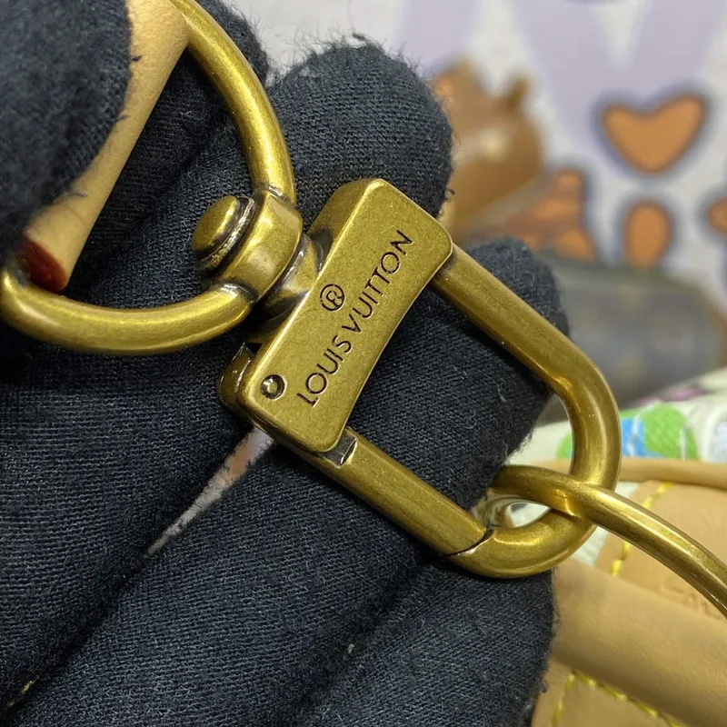 LV M25233 Louis Vuitton Keepall Bandoulière 45 Cestovní taška Vanilka