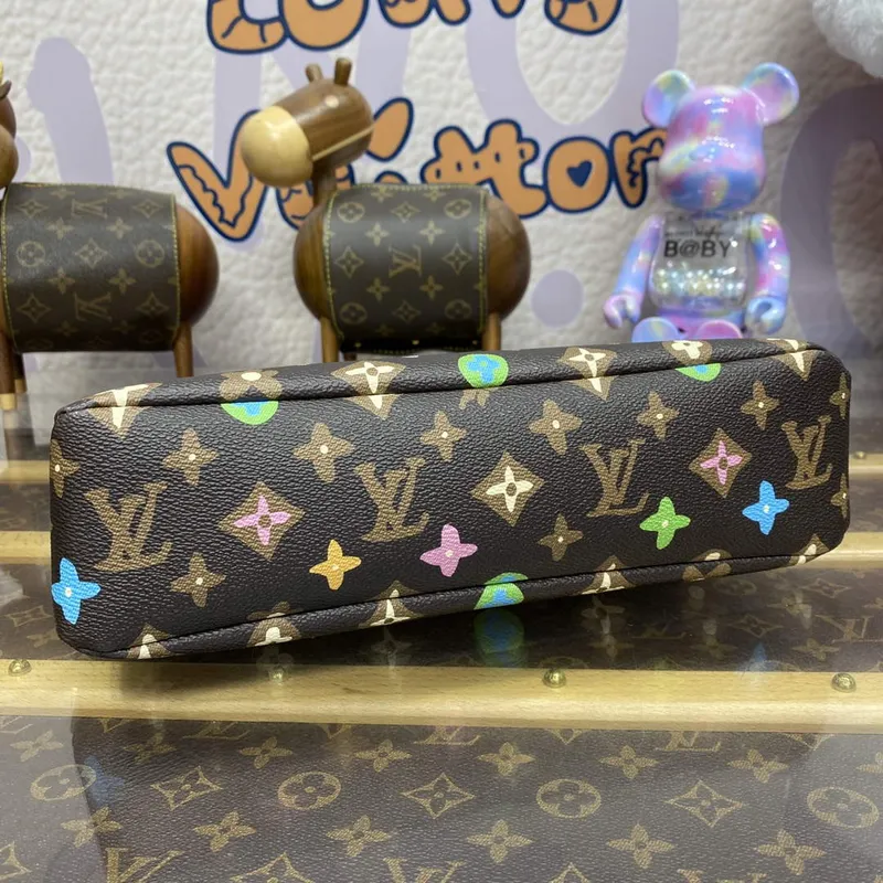 LV M83568 Louis Vuitton Pochette Voyage Souple Čokoláda