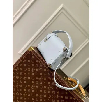 LV M25160 Louis Vuitton Boční Trunk MM Kabelka Olympe Modrá