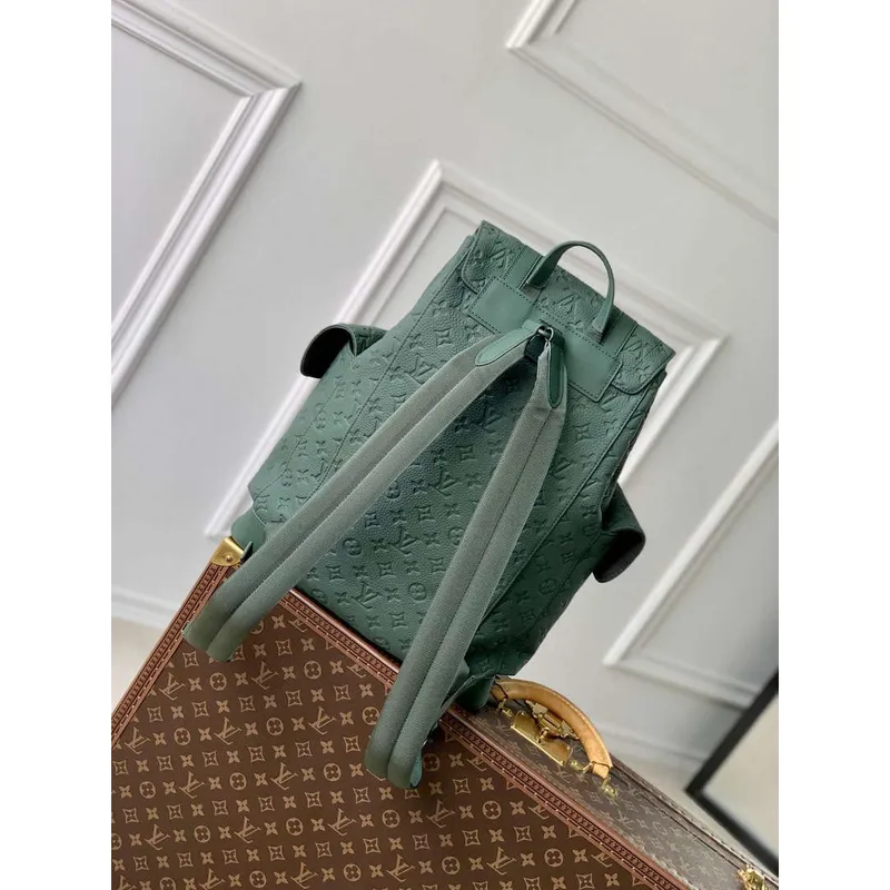 LV M24428 Louis Vuitton Christopher MM Batoh Lesní Zelená