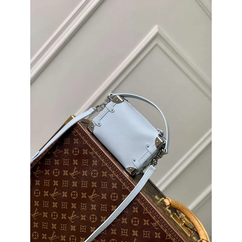 LV M25067 Louis Vuitton Boční Trunk PM Taška Olympe Modrá