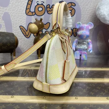 LV N40516 Louis Vuitton Alma BB Taška Broskvově Růžová