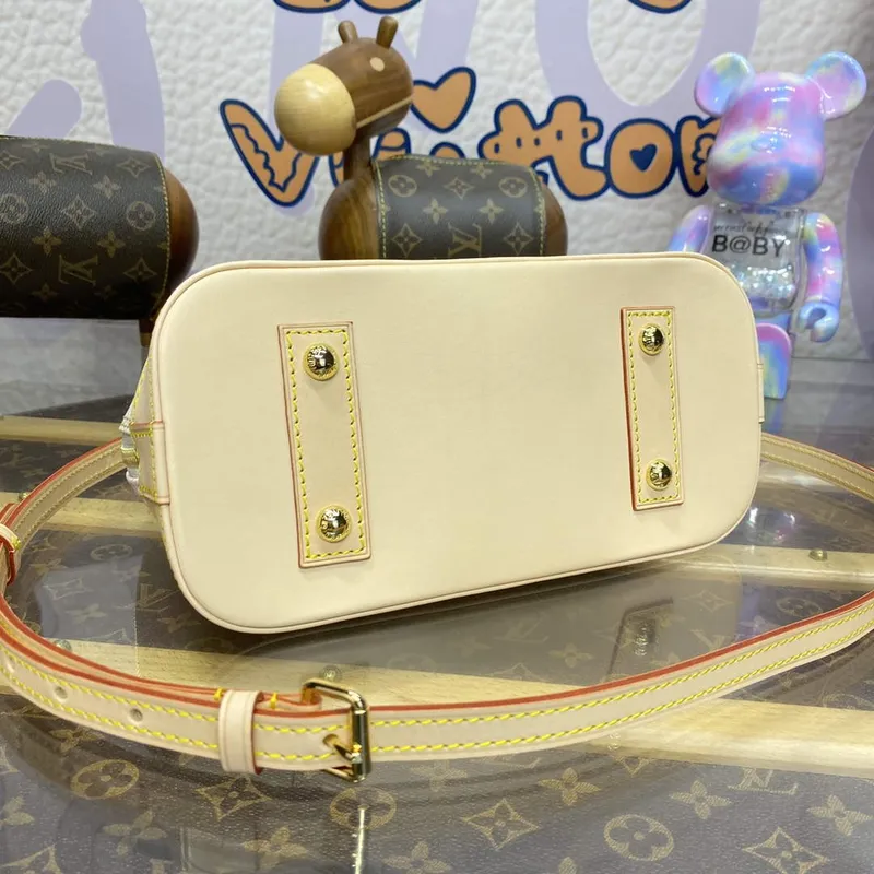 LV N40516 Louis Vuitton Alma BB Taška Broskvově Růžová