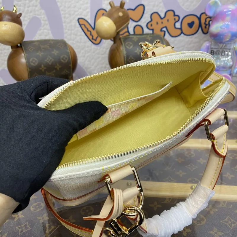 LV N40516 Louis Vuitton Alma BB Taška Broskvově Růžová