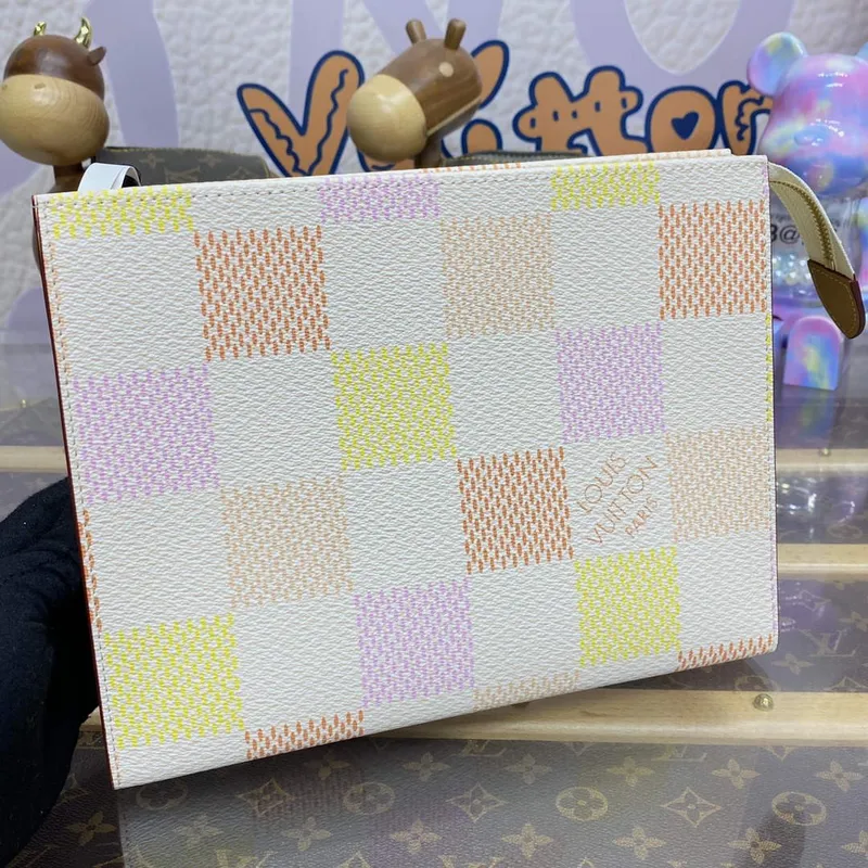 LV N40740 Louis Vuitton Toaletní taška Broskev