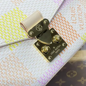 LV N40749 Louis Vuitton Pochette Métis East West Taška Broskvová