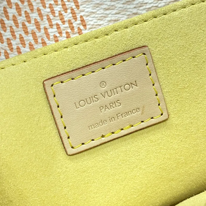 LV N40749 Louis Vuitton Pochette Métis East West Taška Broskvová