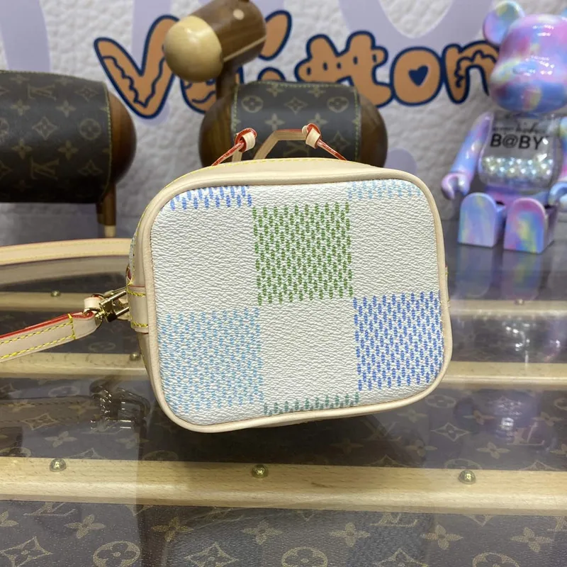 LV N40640 Taška Nano Noé Louis Vuitton Pistáciově zelená