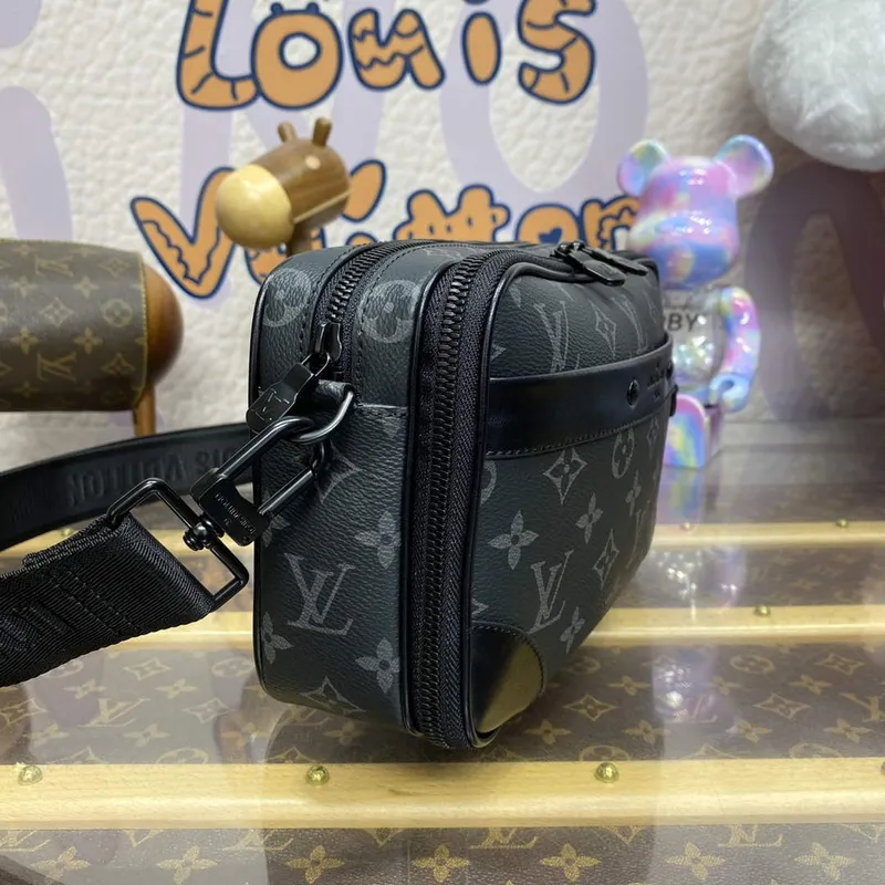 LV M46955 Louis Vuitton Alpha Messenger Bag Černá