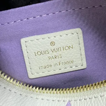 LV M46875 Louis Vuitton Speedy Bandoulière 20 Kabelka Latte White / Bubble Tea Mauve