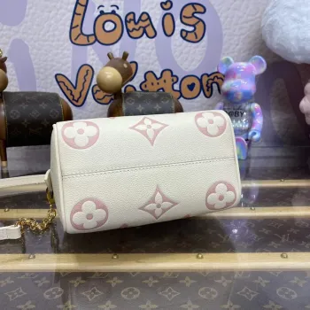 LV M46875 Louis Vuitton Speedy Bandoulière 20 Kabelka Latte/Chamallow