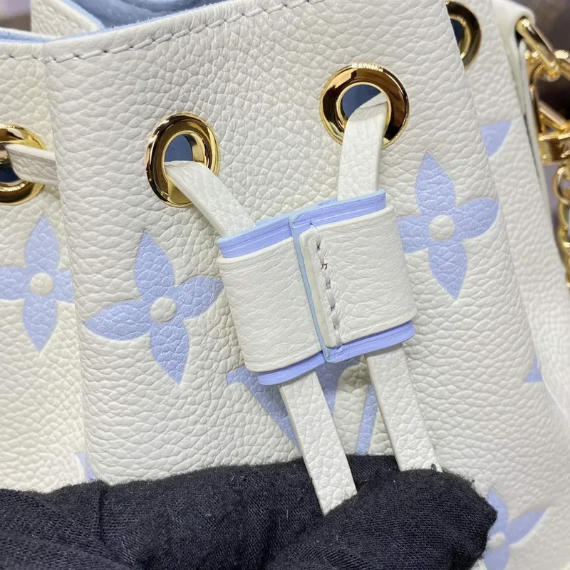 LV M82933 Louis Vuitton Nano Noé Taška Modrá