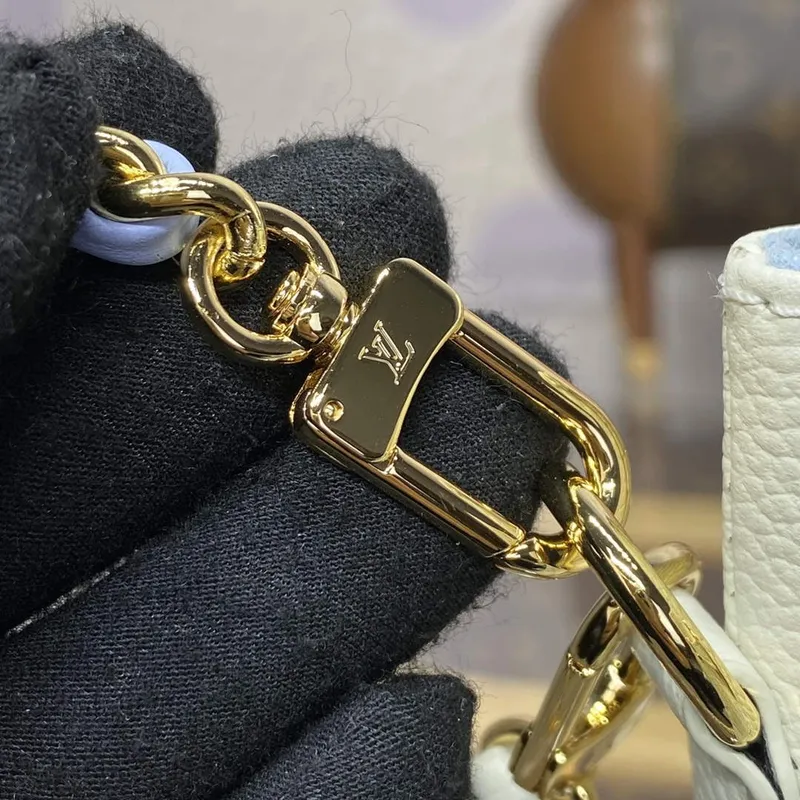 LV M82933 Louis Vuitton Nano Noé Taška Modrá