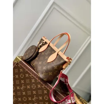 LV M46786 Louis Vuitton M46705 Neverfull BB Kabelka Rose Peony
