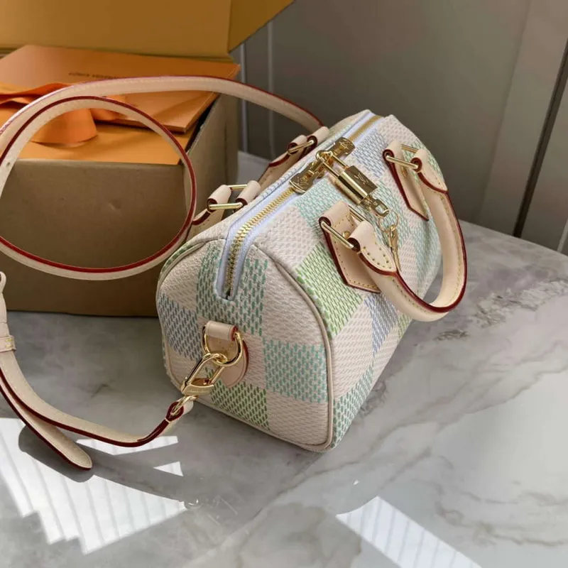 LV N40515 Louis Vuitton Speedy Bandoulière 20 Kabelka Pistácie
