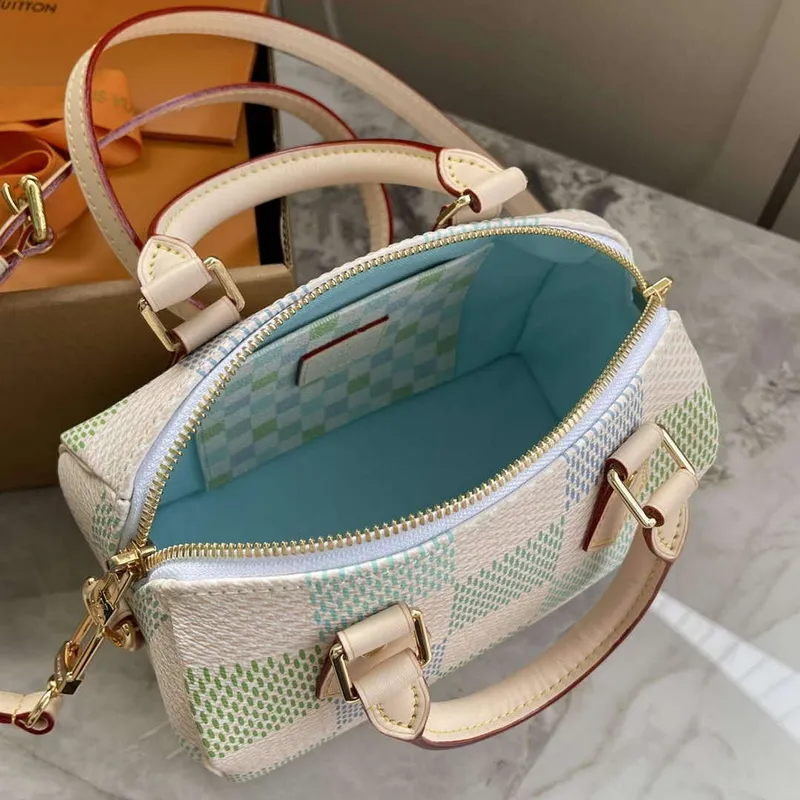 LV N40515 Louis Vuitton Speedy Bandoulière 20 Kabelka Pistácie