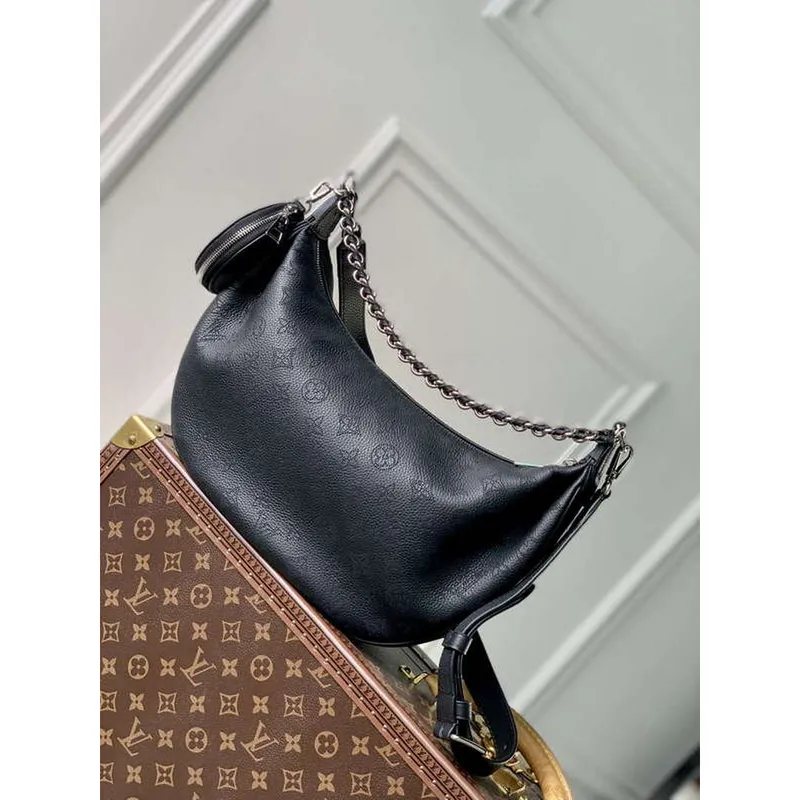 LV M22822 Louis Vuitton Baia MM Taška Mahina Černá