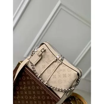LV M24114 Louis Vuitton Taška Hand It All PM Mahina Crème Béžová