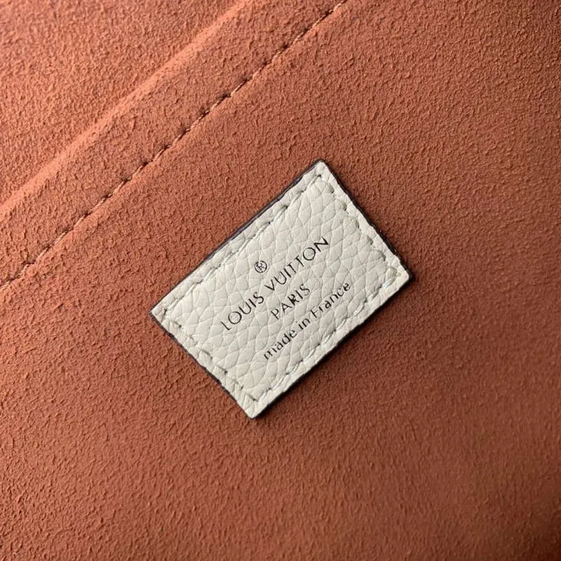 LV M24114 Louis Vuitton Taška Hand It All PM Mahina Crème Béžová