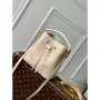 LV M24048 Louis Vuitton NéoNoé BB Bucket Bag Latte White Matcha