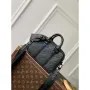 LV M82770 Louis Vuitton Nano Porte Documents Voyage Taška černá kůže