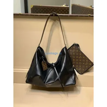 LV M25143 Louis Vuitton CarryAll Dark MM Kabelka Černá