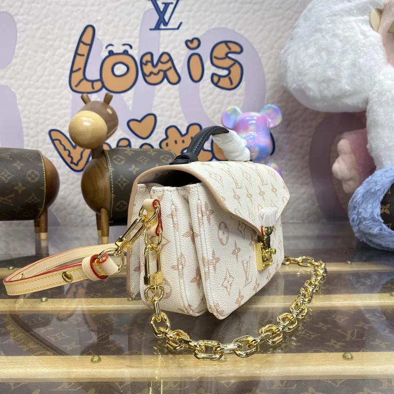 LV M46914 Louis Vuitton Pochette Métis East West Kabelka Jiný Monogram Canvas