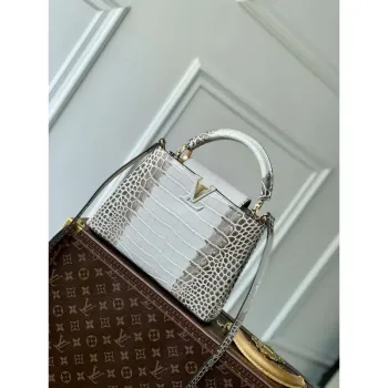 LV M48865 Louis Vuitton Capucines BB Kabelka Himaláje