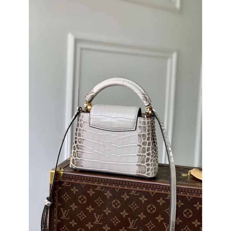 LV M48865 Louis Vuitton Capucines Mini Kabelka Himaláje