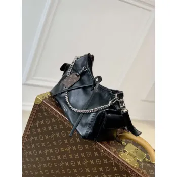 LV M24861 Louis Vuitton CarryAll Cargo PM Kabelka Černá