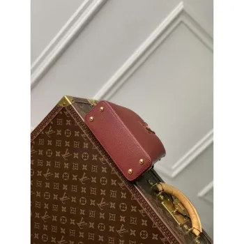 LV M25128 Louis Vuitton Capucines Mini Kabelka Griotte Červená