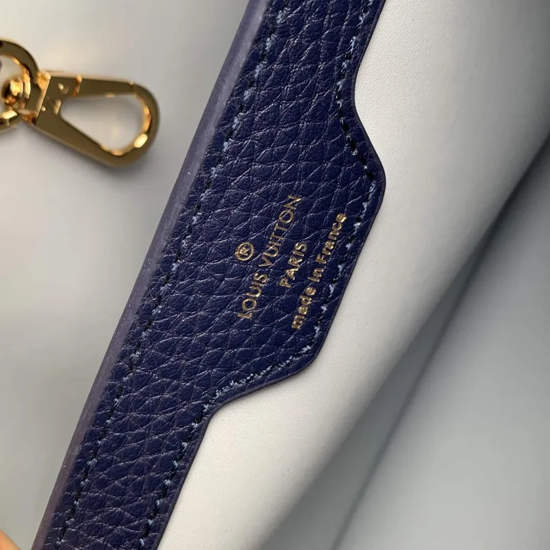 LV M23199 Louis Vuitton Capucines BB Kabelka Francouzská modrá