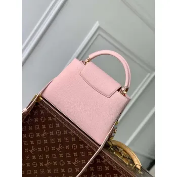 LV M23363 Louis Vuitton Capucines MM Kabelka Jasmine Pink