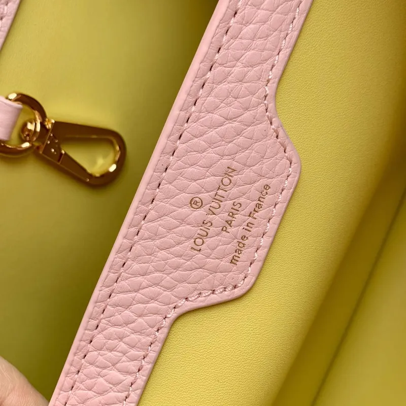 LV M23363 Louis Vuitton Capucines MM Kabelka Jasmine Pink