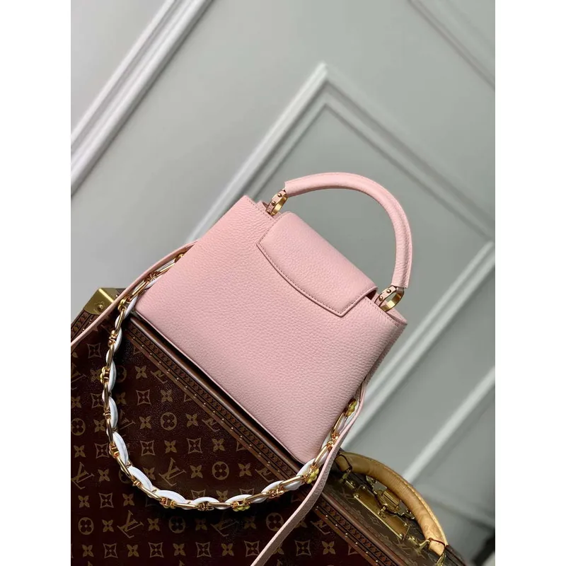 LV M23363 Louis Vuitton Capucines BB Kabelka Jasmine Pink