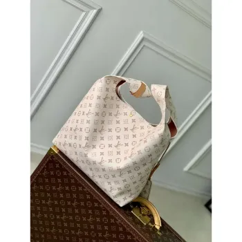 LV M24409 Louis Vuitton Atlantis GM Taška Bílá