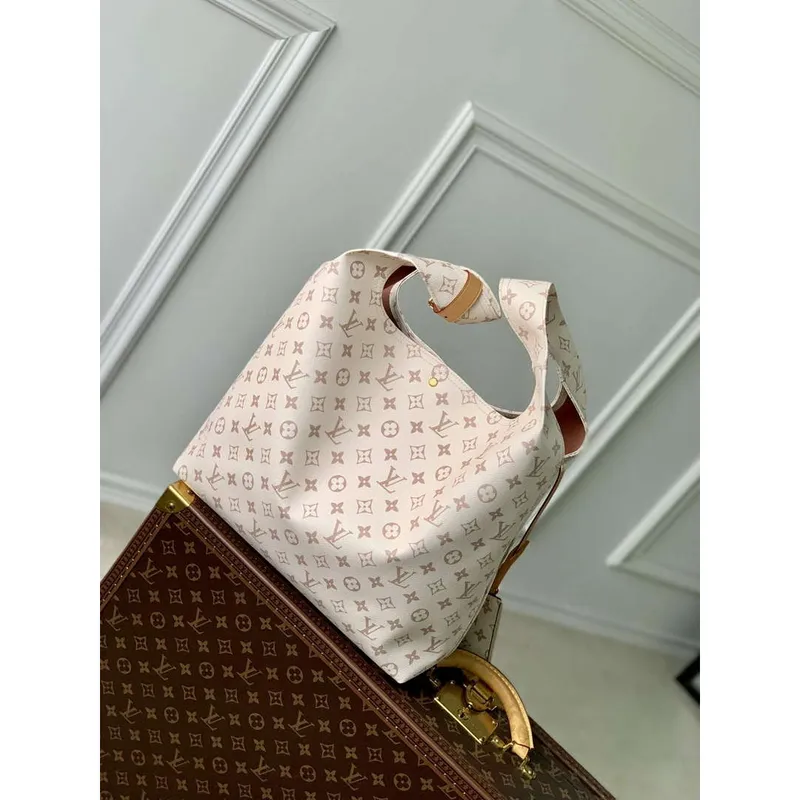 LV M24409 Louis Vuitton Atlantis GM Taška Bílá