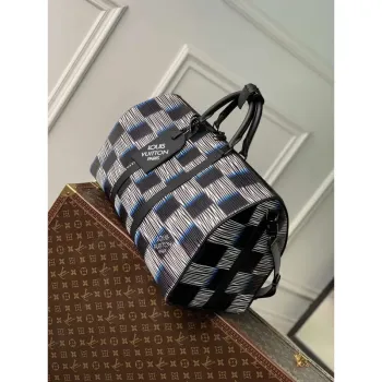 LV M23771 Louis Vuitton Keepall Bandoulière 50 Taška Modrý Měsíc