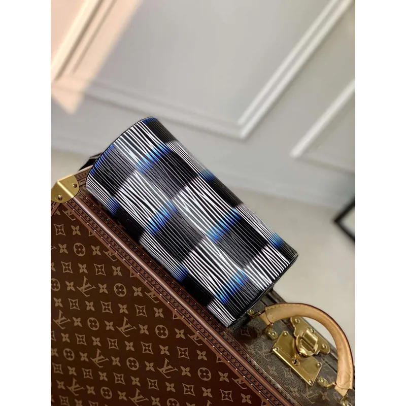 LV M23744 Louis Vuitton Soft Polochon PM Taška Modrý Měsíc