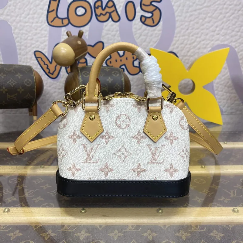 LV M46895 Louis Vuitton Nano Alma Taška Bílá