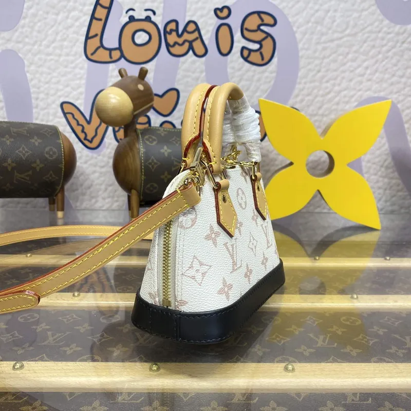 LV M46895 Louis Vuitton Nano Alma Taška Bílá