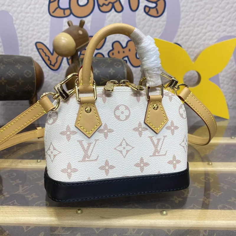 LV M46895 Louis Vuitton Nano Alma Taška Bílá