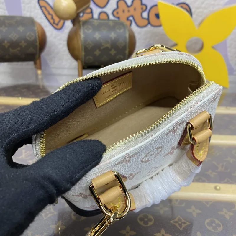 LV M46895 Louis Vuitton Nano Alma Taška Bílá