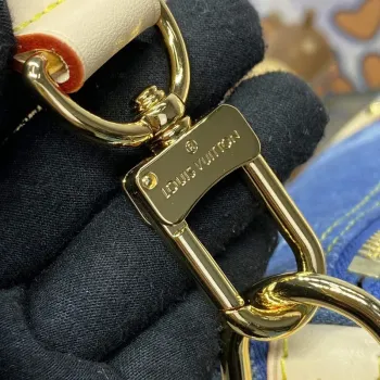 LV M24315 Louis Vuitton Keepall Bandoulière 45 Taška Modrá