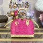 LV M24062 Louis Vuitton Alma BB Taška Neon Růžová