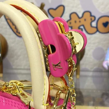 LV M24062 Louis Vuitton Alma BB Taška Neon Růžová