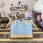 LV M24062 Louis Vuitton Alma BB Taška Nebeská Modrá