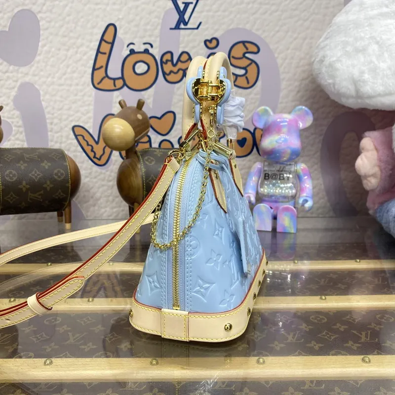 LV M24062 Louis Vuitton Alma BB Taška Nebeská Modrá