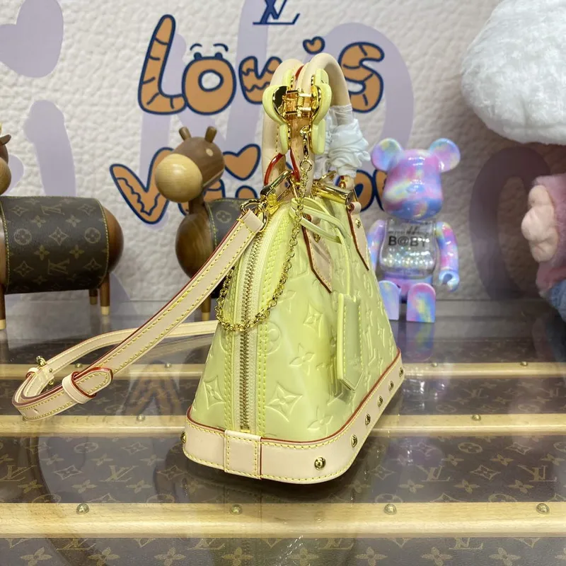 LV M24063 Louis Vuitton Alma BB Taška Žlutá